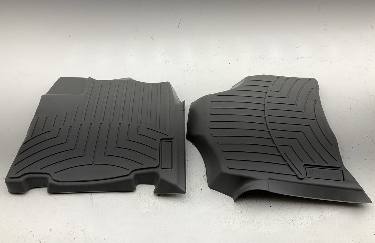 DIRECT FIT - 463581 Front Rubber Floor Liner Mats, Gray