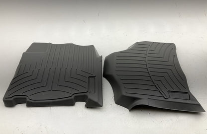 DIRECT FIT - 463581 Front Rubber Floor Liner Mats, Gray