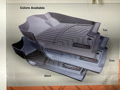 DIRECT FIT - 463581 Front Rubber Floor Liner Mats, Gray
