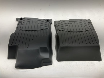 DIRECT FIT - 466311 Front Rubber Floor Liner Mats, Gray - 2014-2015 Honda Civic