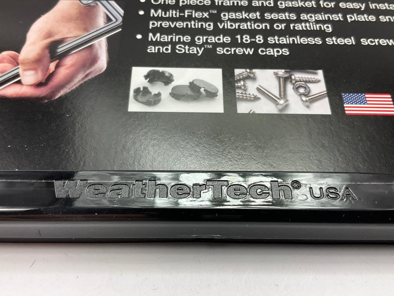 63020 ClearFrame License Plate Frame, Comes With Stainless Steel Hardware