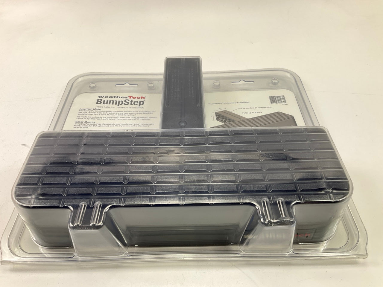 81BS1 Step-Bumper, 2'' Hitch Mounted Step Pad For Loading Cargo