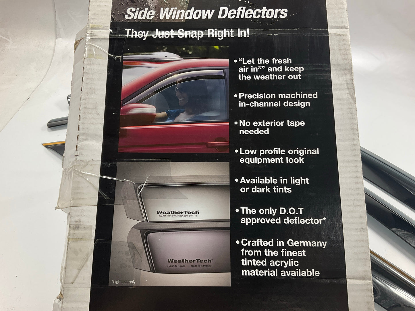 DIRECT FIT - 84426 Vent Visor Window Deflector 4-Piece Set
