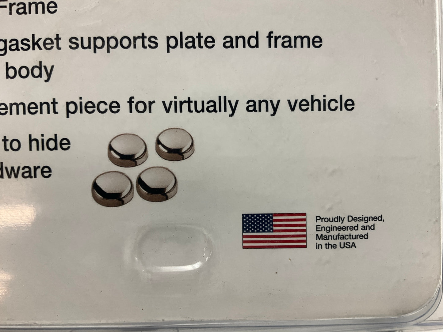 TechWeather 8ALPSS1 Stainless Steel License Plate Frame - Mirror Polished