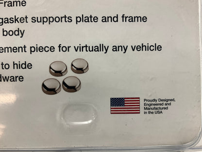 TechWeather 8ALPSS1 Stainless Steel License Plate Frame - Mirror Polished
