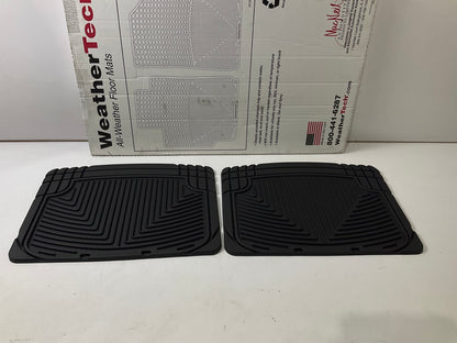 DIRECT FIT W20 REAR (2nd Row) Black Rubber Floor Liner All-Weather Mats