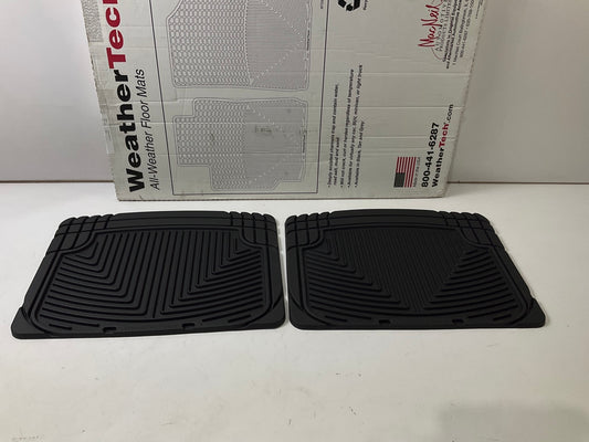 DIRECT FIT W20 REAR (2nd Row) Black Rubber Floor Liner All-Weather Mats