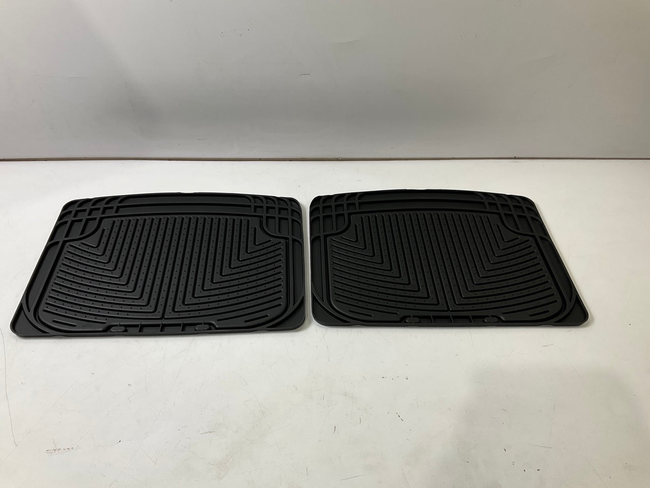 DIRECT FIT W20 REAR (2nd Row) Black Rubber Floor Liner All-Weather Mats