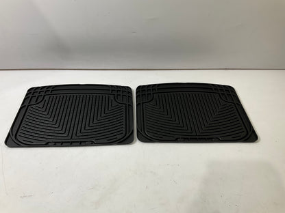 DIRECT FIT W20 REAR (2nd Row) Black Rubber Floor Liner All-Weather Mats