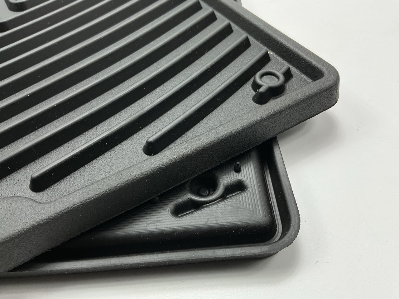DIRECT FIT W337 Front Rubber All-weather Floor Mats For 2012-24 Ram 1500 Pickup