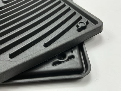 DIRECT FIT W337 Front Rubber All-weather Floor Mats For 2012-24 Ram 1500 Pickup