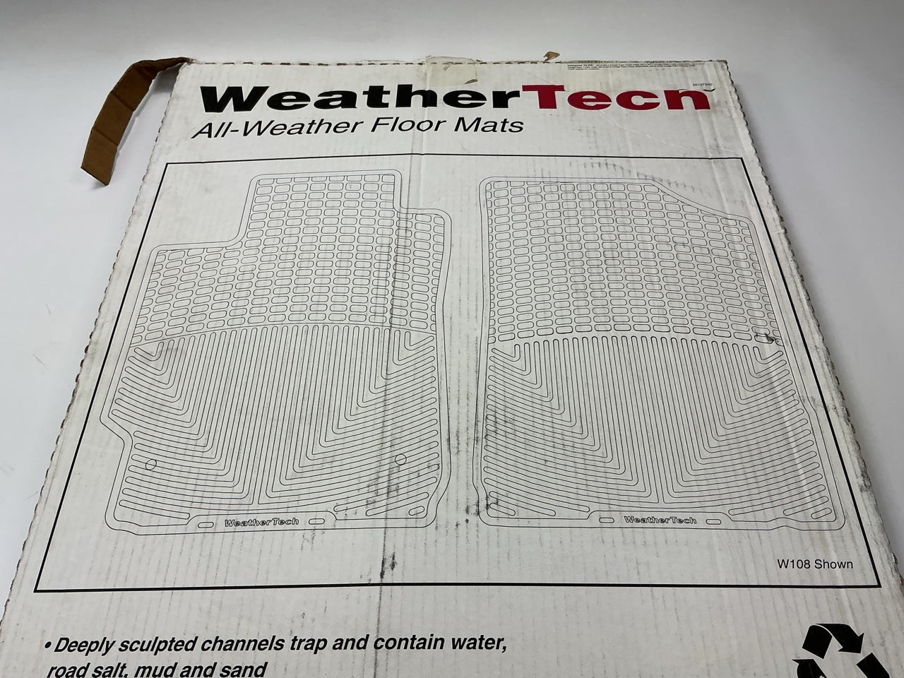 DIRECT FIT W337 Front Rubber All-weather Floor Mats For 2012-24 Ram 1500 Pickup