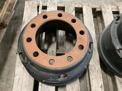 (2) Webb 56864F Outboard Brake Drum, 16.5'' X 7'', 10 Hole, Replaces 3123788002