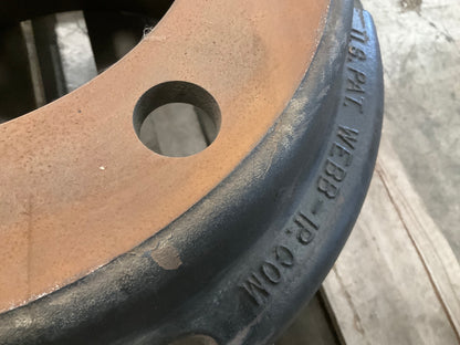 (2) Webb 56864F Outboard Brake Drum, 16.5'' X 7'', 10 Hole, Replaces 3123788002