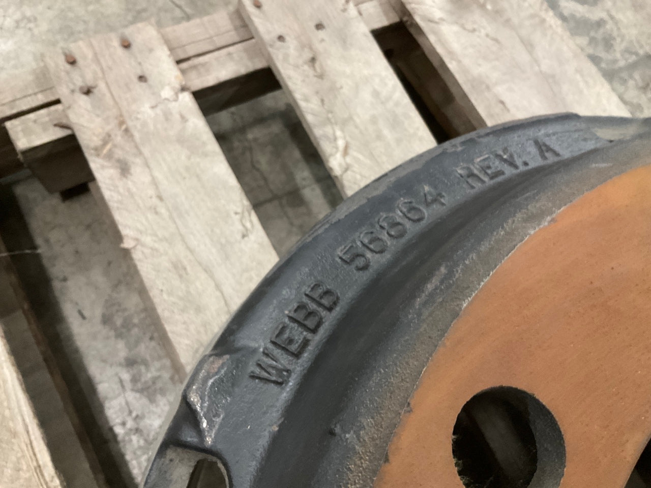 (2) Webb 56864F Outboard Brake Drum, 16.5'' X 7'', 10 Hole, Replaces 3123788002