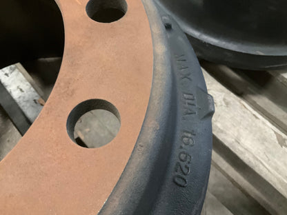 (2) Webb 56864F Outboard Brake Drum, 16.5'' X 7'', 10 Hole, Replaces 3123788002