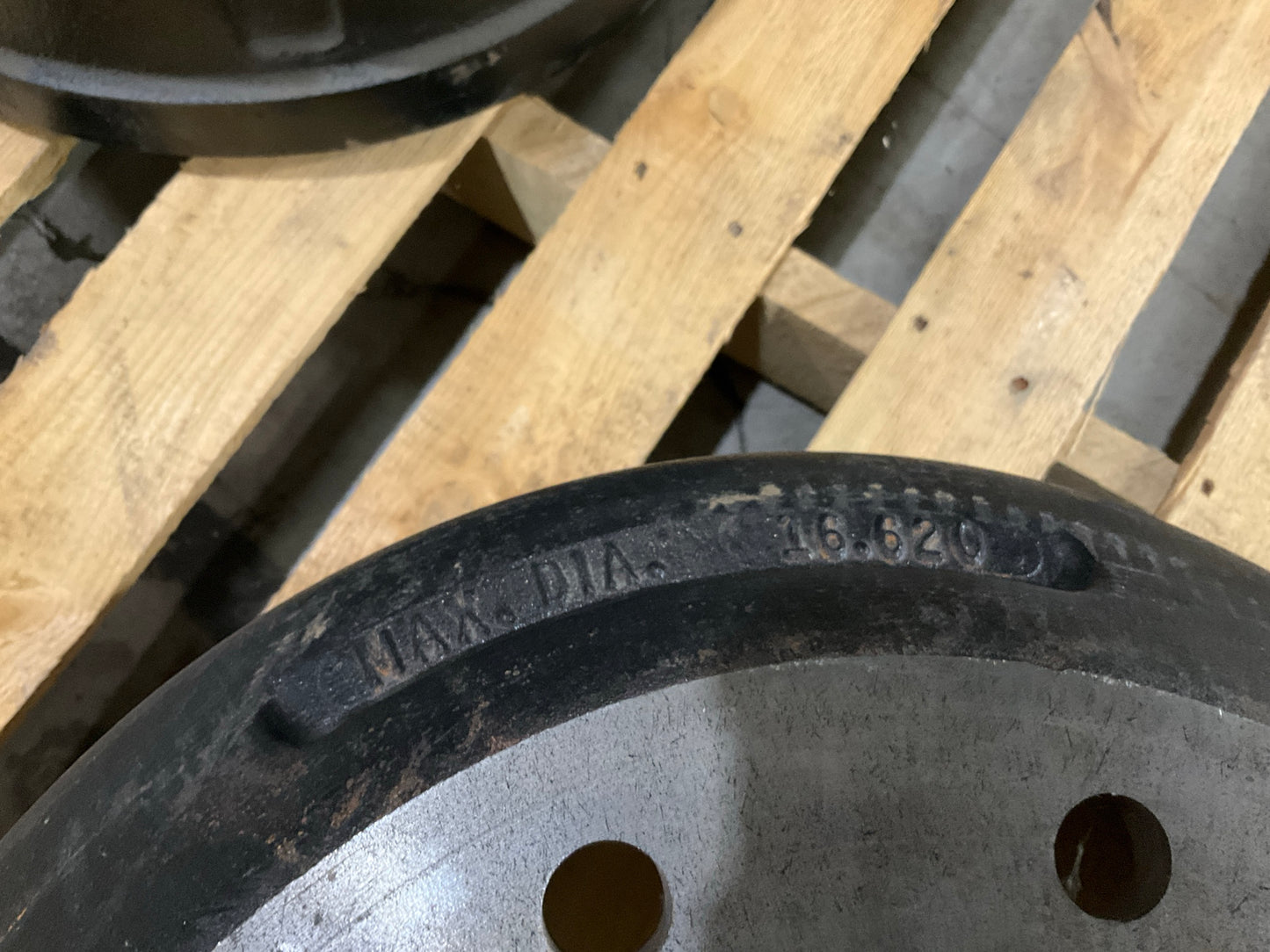 Webb 62200F Inboard Brake Drum, 16.50'' X 7'', 10 Hole X 11.25'', 9.44'' Pilot