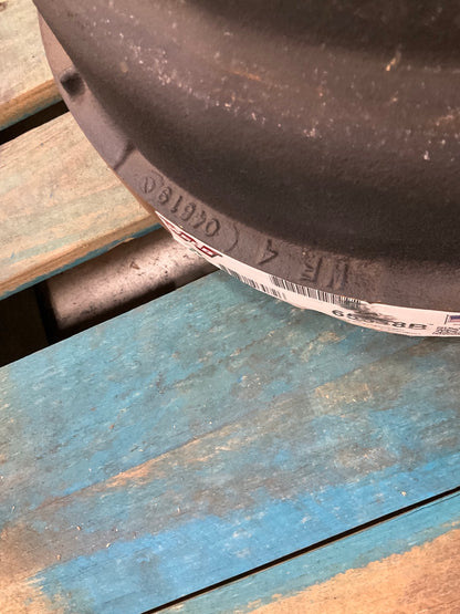 (2) Webb 65548B Outboard Brake Drum, 15'' X 4'', 10 Hole, Replaces 2605075C1