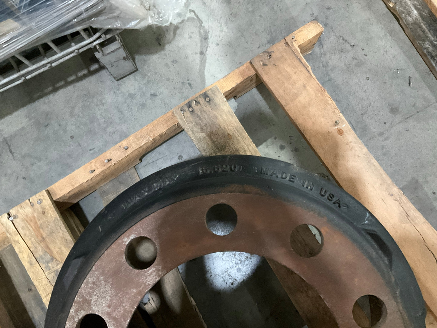 Webb 65710B 16.5'' X 5'' Outboard Mount Balanced Brake Drum 11.25'' Diameter