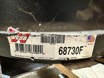 (2) Webb 68730F Inboard Mount Brake Drum, 16.5'' X 7'', 10 Hole X 11.25''