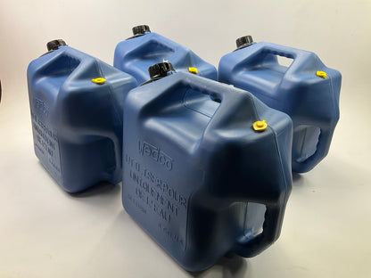 (4) Wedco 82300 Five 5 Gallon Water Container Jugs For Water Storage
