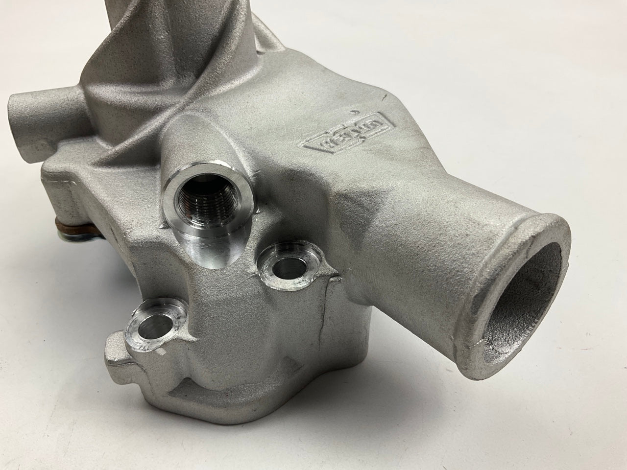 Weiand 9208 Water Pump Action+ Mechanical High Volume Aluminum Short SBC