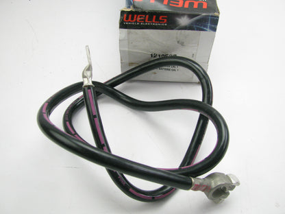 Wells 121053B Black Top Post Battery Cable - 1 Gauge, 55'' Long