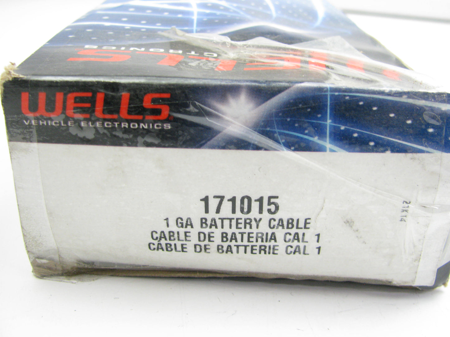 Wells 171015 1 Gauge Black Negative Battery Cable Strap - 15-1/2'' Overall Lenght