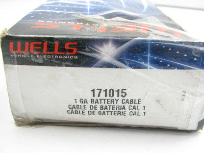 Wells 171015 1 Gauge Black Negative Battery Cable Strap - 15-1/2'' Overall Lenght