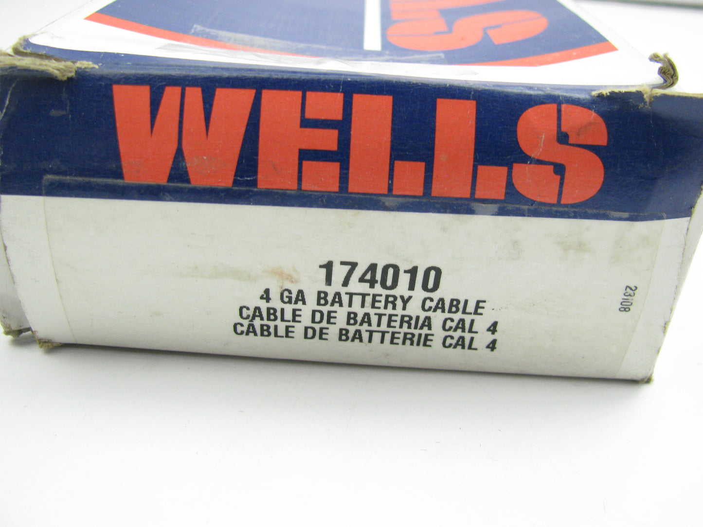 Wells 174010 Red Ring Terminal To Ring Terminal Battery Cable - 10-3/8'' Long