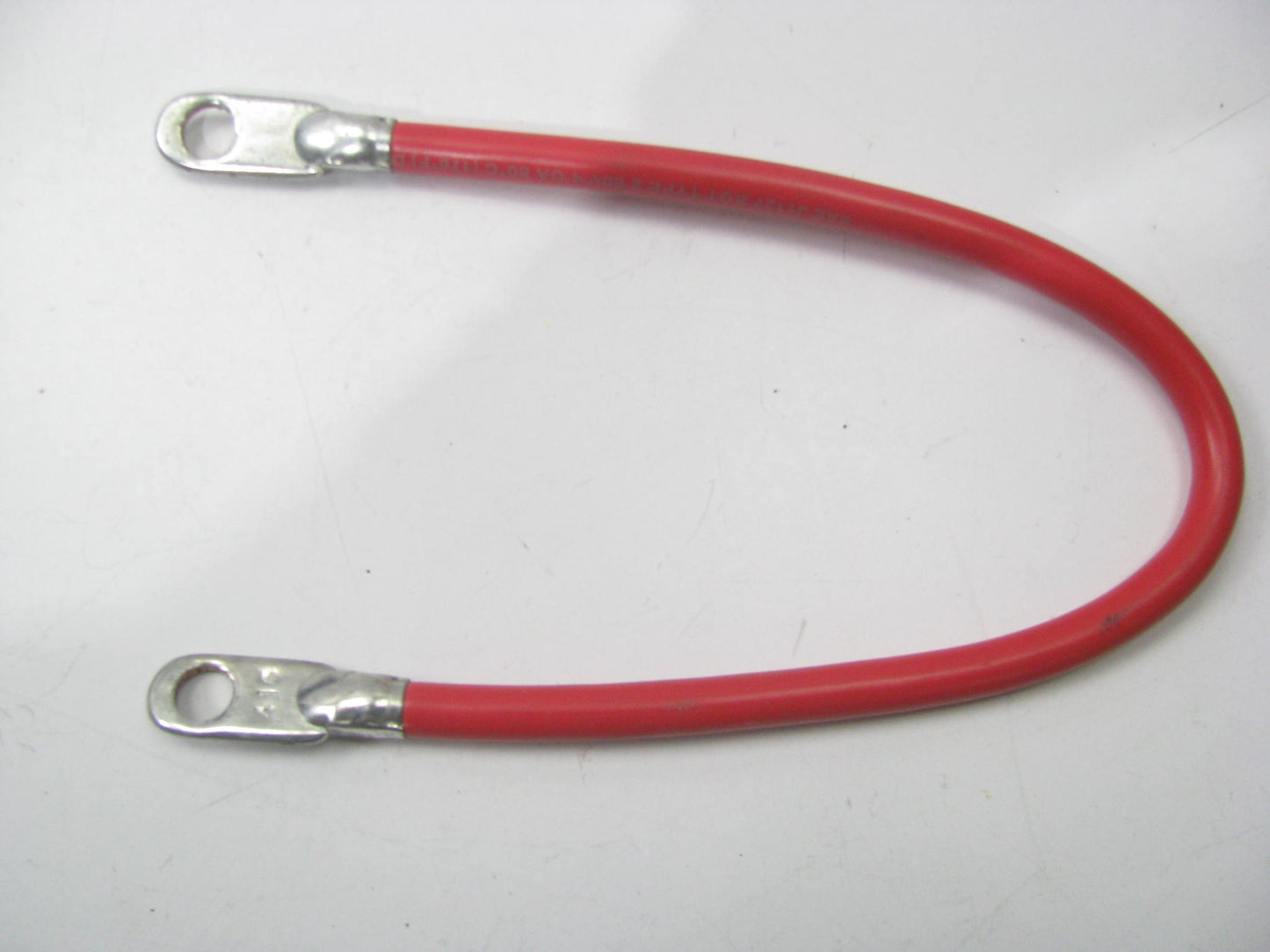 Wells 174016 Red Ring Terminal Battery Cable - 4 Gauge, 17'' Long