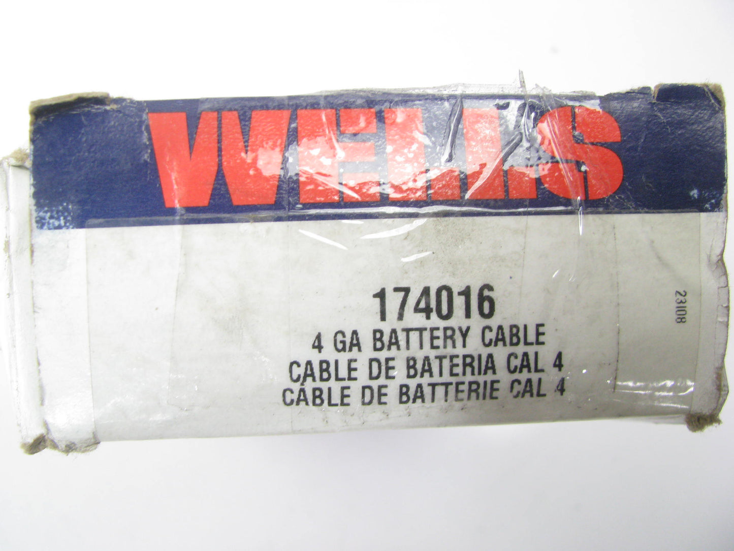 Wells 174016 Red Ring Terminal Battery Cable - 4 Gauge, 17'' Long