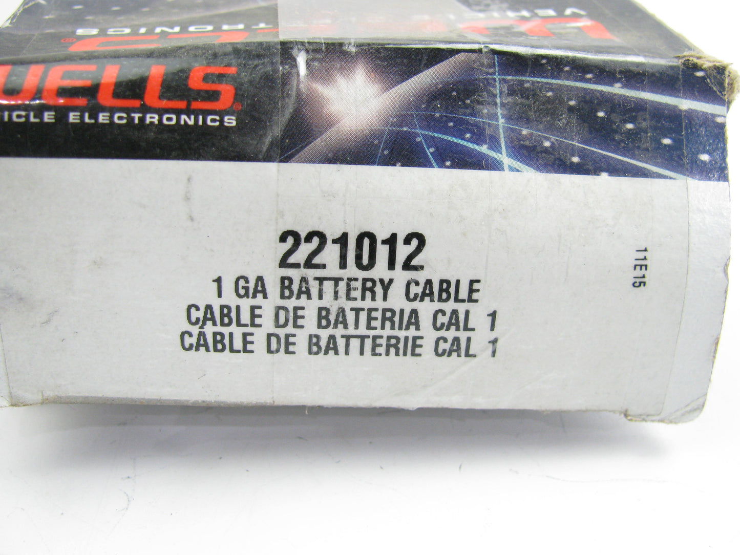 Wells 221012  1 Gauge Battery Cable For Dual Batteries, 13-3/4'' Overall Length