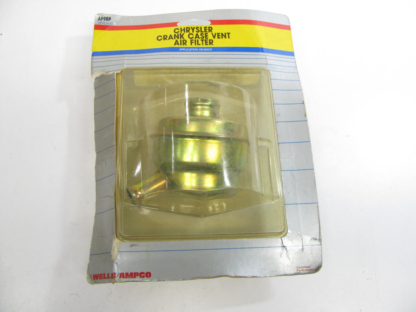 Wells AF9BP Engine Crankcase Vent Air Filter For 72-82 Chrysler 6 & 8 Cylinder