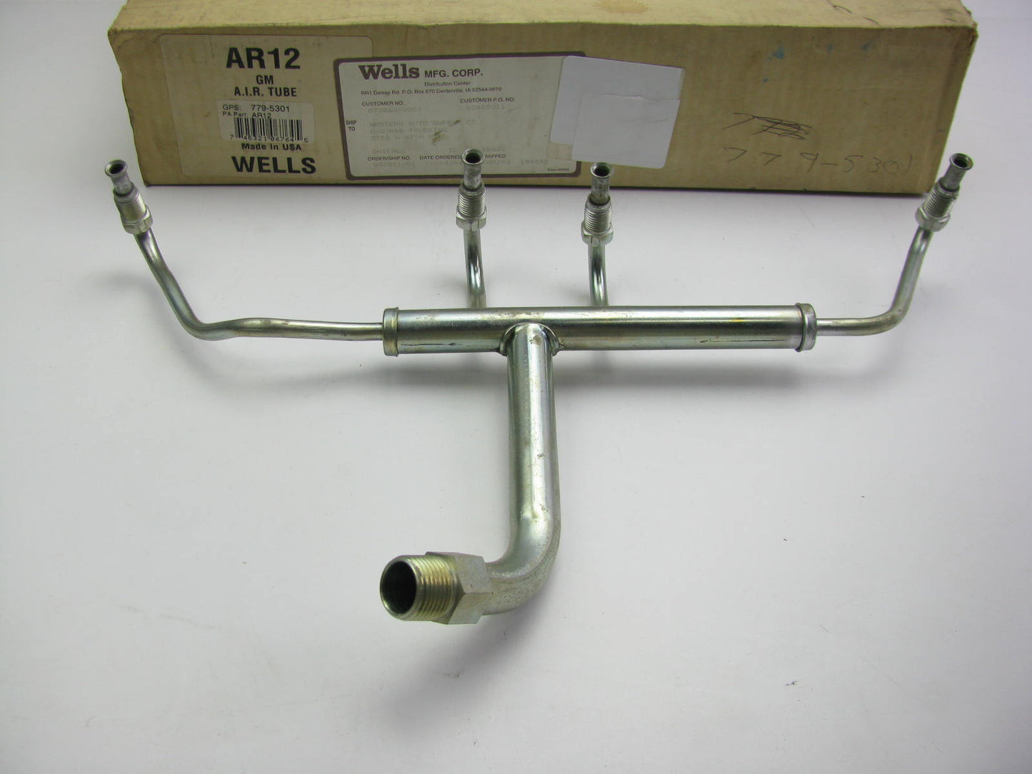 Wells AR 12 LEFT Side Secondary Air Injection Pipe