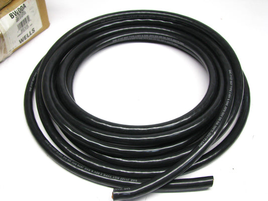 25 FEET - Wells BW00A Bulk Heavy Duty 2/0 Gauge Battery Cable, Made In USA