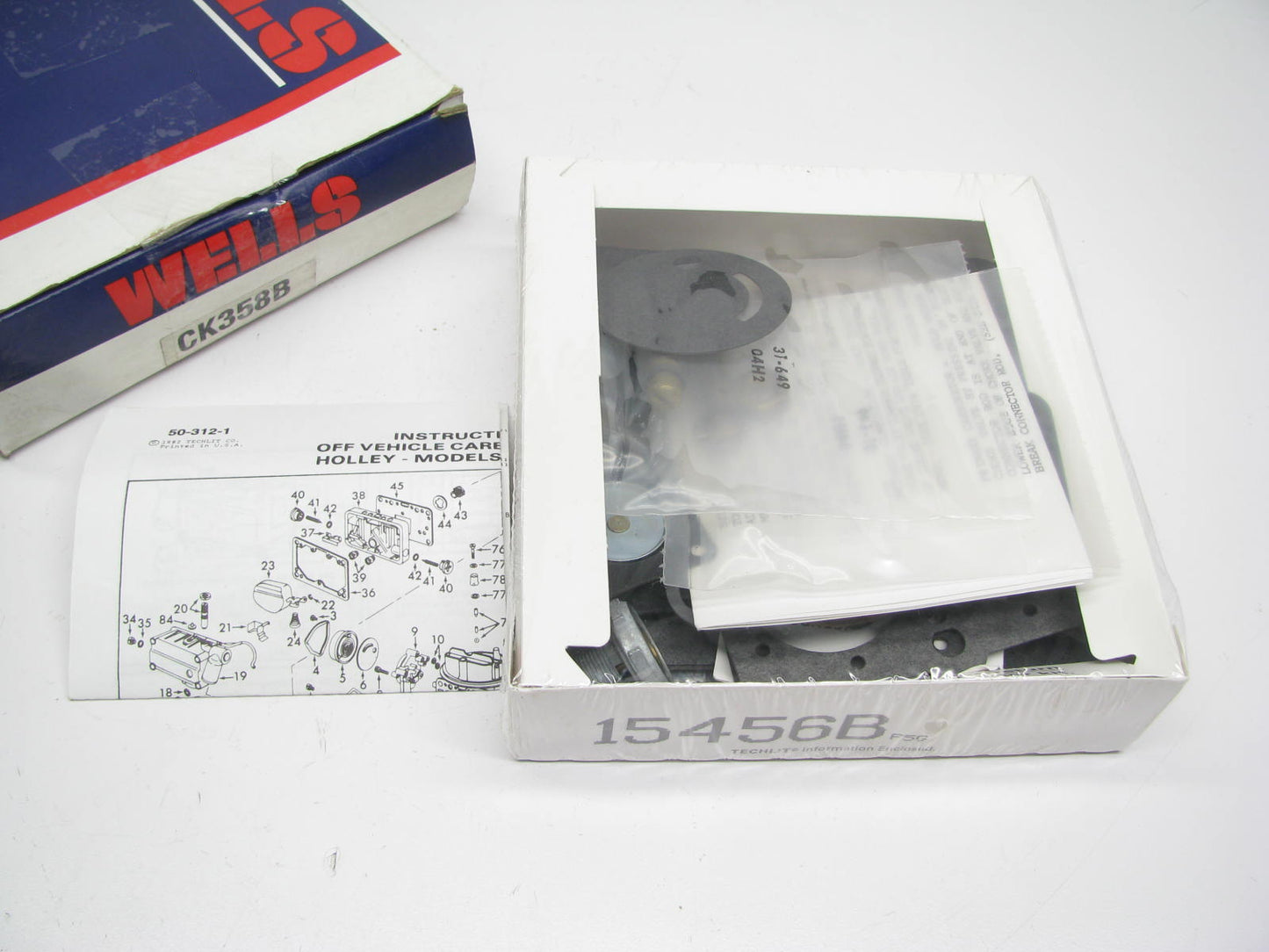 Wells CK358B Carburetor Repair Kit For Holley 3160, 4150, 4160 4-BBL