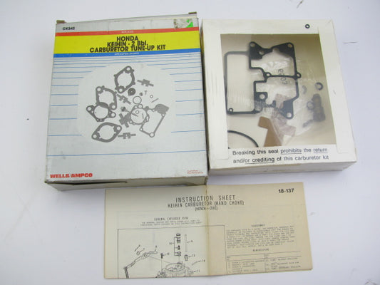 Wells CK542 Carburetor Repair Kit 1977-1979 Honda Civic 1.2L 2BBL
