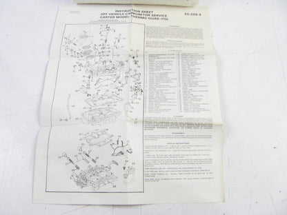 Wells CK570C Carburetor Rebuild Kit - Carter ThermoQuad 4-BBL