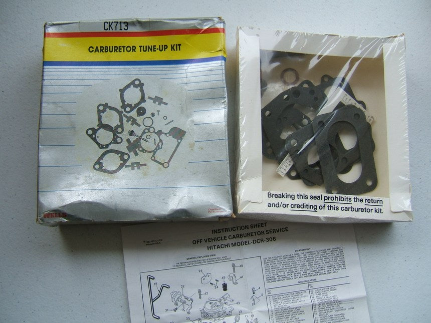 Wells CK713 Carburetor Rebuild Kit For 1981-1983 Datsun Hitachi DCR-306