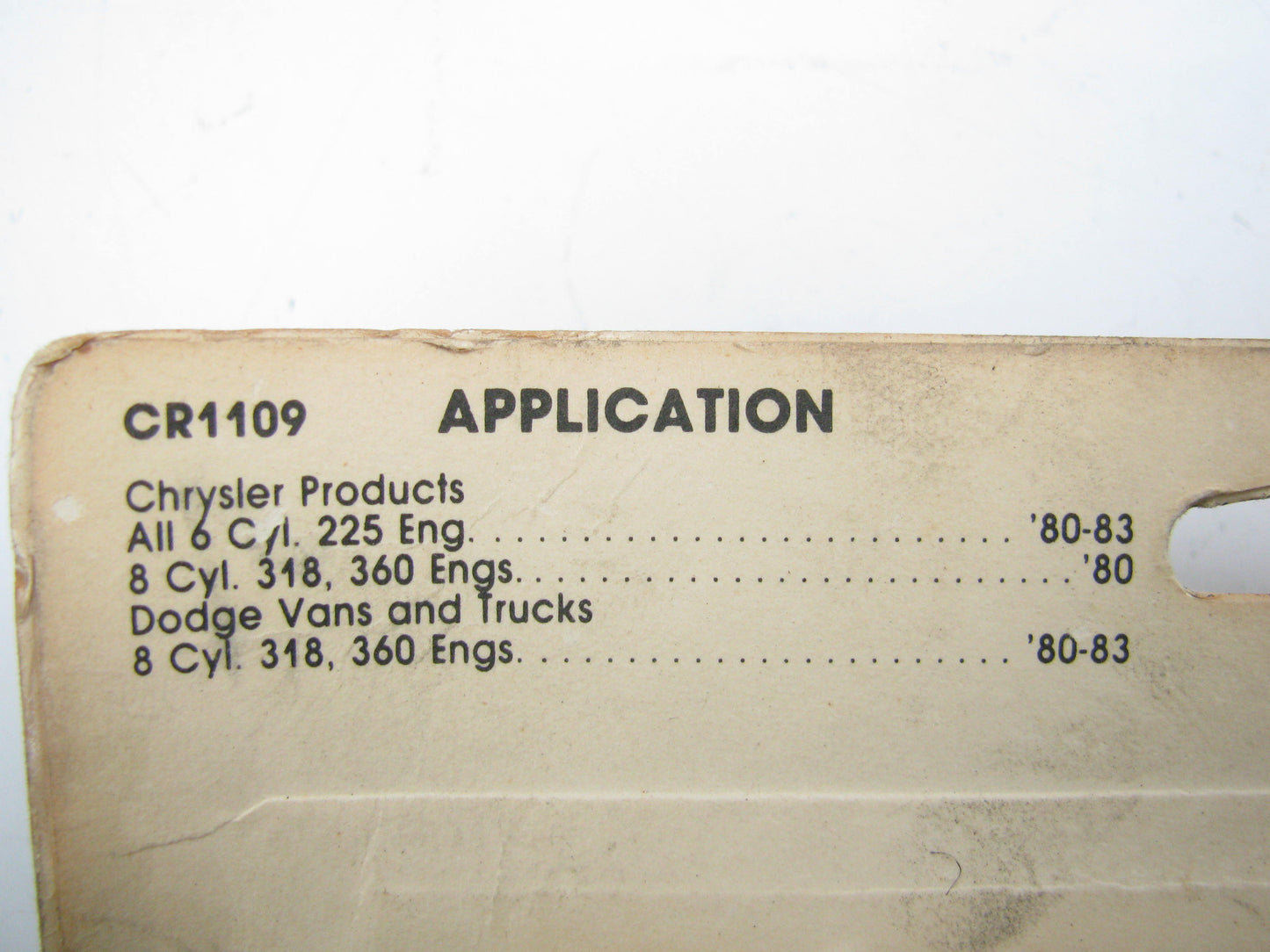 Wells CR1109 Ignition Control Module