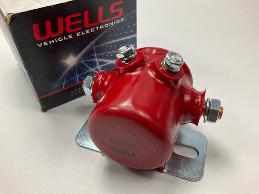 Wells SS926 Starter Solenoid Switch, 12V Volt 100 Amp, Red Plastic Covered