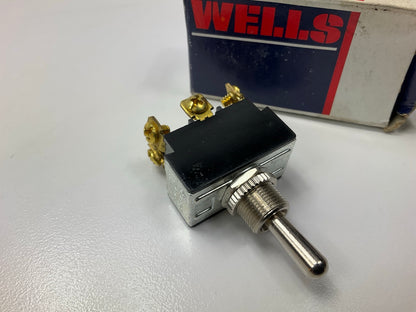 Wells SW2982 Universal On-Off-On Toggle Switch, 6-Terminals, 3-position