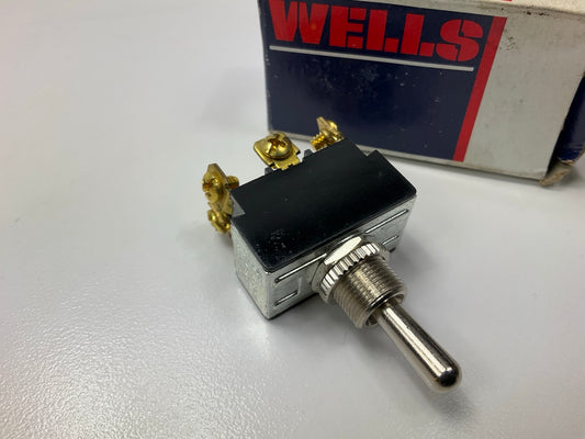 Wells SW2982 Universal On-Off-On Toggle Switch, 6-Terminals, 3-position