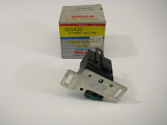 Wells UDS433 Headlight Dimmer Switch (W/o Tilt Wheel ONLY)