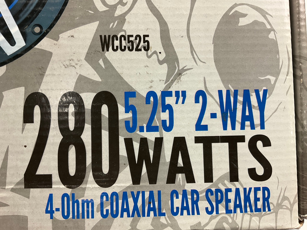 Westcoast WCC525  5-1/4'' 2-Way 100W Car Speakers, PAIR