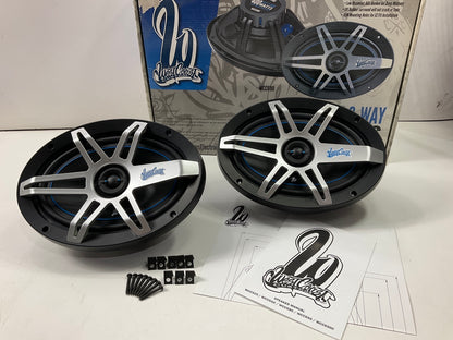 West Coast Customs WCC690 6'' X 9'' Coaxial Speakers, 400 Watts