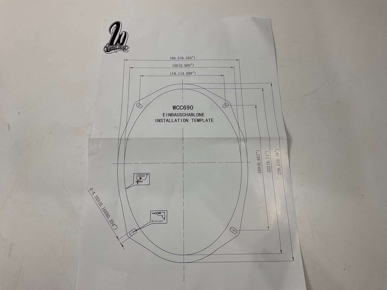 West Coast Customs WCC690 6'' X 9'' Coaxial Speakers, 400 Watts