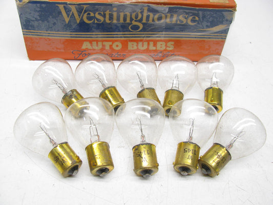 (10) Vintage NOS Westinghouse #1145 Headlight Spot Light Bulb CP27 18-24 Volt