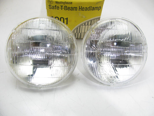 (x2) Vintage Westinghouse 4001 High Beam Light Bulbs For 4 Light Bulb System